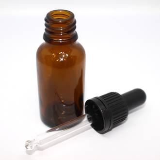 Amber glass bottle: 20ml