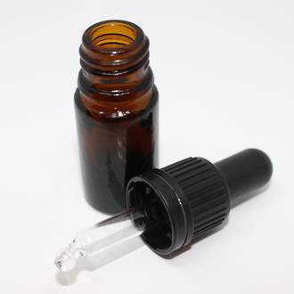 Amber glass bottle: 5ml