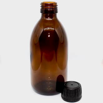 Amber glass bottle: 250ml