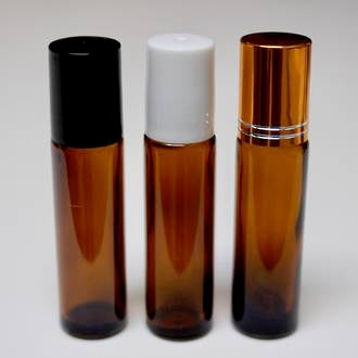 Amber glass roll-on: 10ml