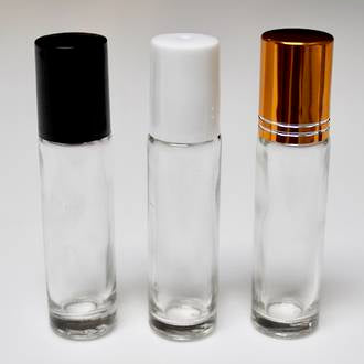 Clear glass roll-on: 10ml