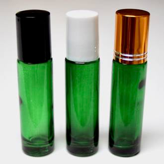 Green glass roll-on: 10ml